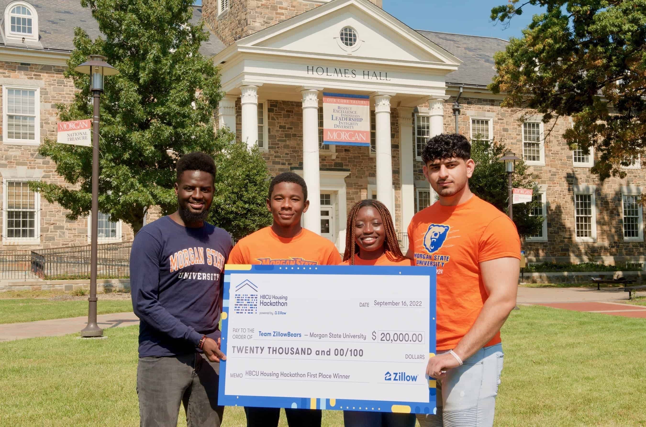 Morgan State Students Win Zillow’s Housing Hackathon After Developing an App