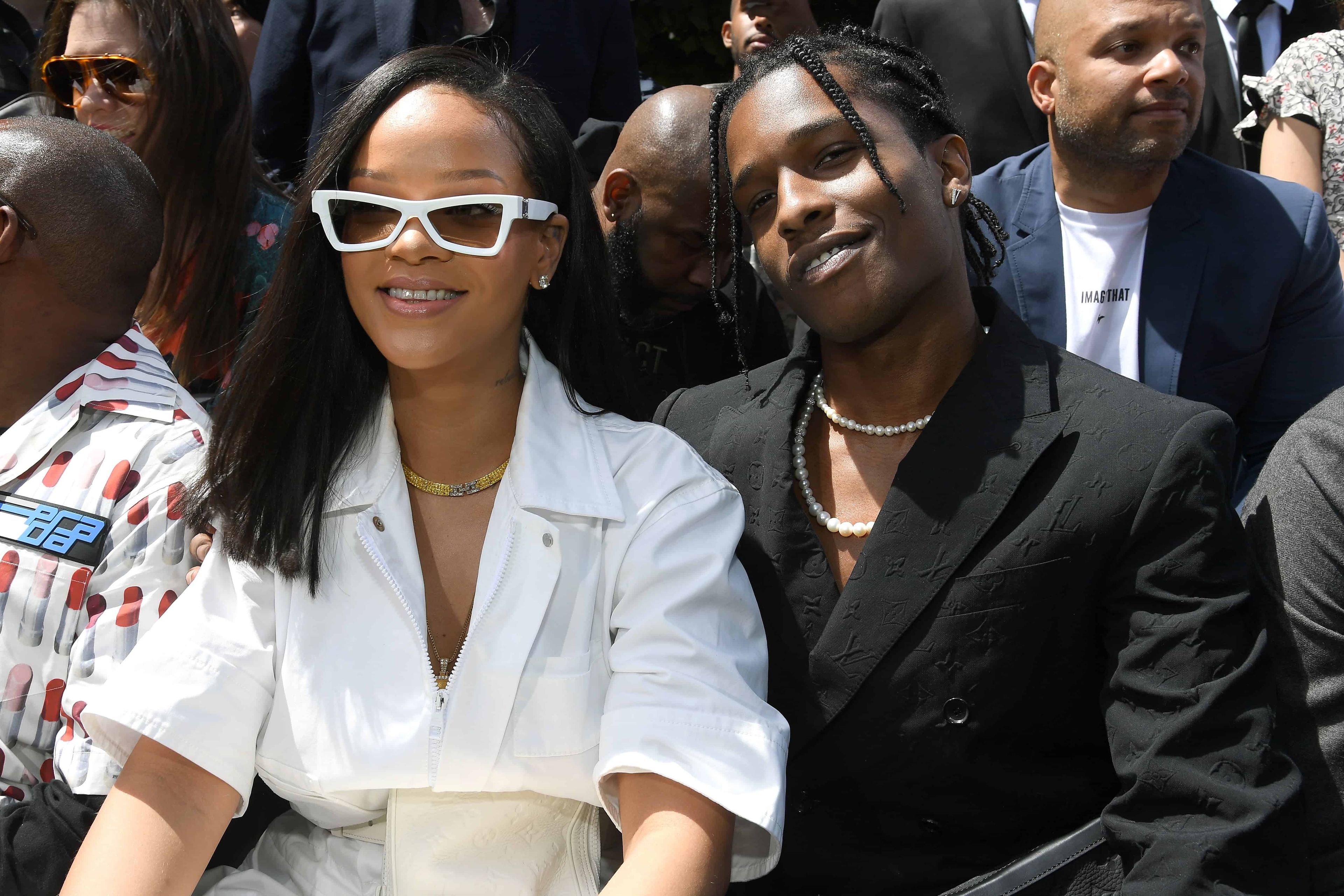 Rihanna Spotted Rocking A Sexy Black See-Through Dress For A$AP Rocky's Birthday Party